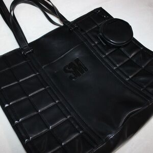 RARE Steve Madden
BFRANKLIN Black Large Business Casual Tote Bag Faux Leather